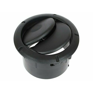 Round <b>Ceiling</b> Air <b>Vent</b> Grille Black ABS Minimalist Design For Renault Opel 8200212480 687602618R - Product Image 3