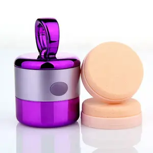 2021 Chất Lượng Mới 3D Kem Nền Thông Minh Mặt Bột Vibrator Điện Puff Sponge Mỹ Phẩm Beauty Spa Tool Với 2 Thêm Puffs