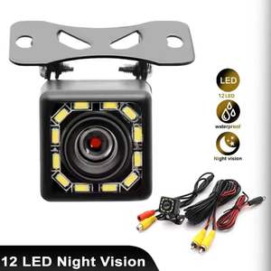 กล้องมองหลังรถยนต์กลางคืน AHD CCD 720P กันน้ำ มุมกว้าง 180 องศา ช่วยจอดรถ แบ่งหน้าจอ พร้อมเรดาร์ถอยหลัง 5.0 นิ้ว - Product Image 3