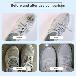 Zapatillas de deporte de ante, <span class=keywords><strong>limpiador</strong></span> de zapatos ecológico, descontaminación, color blanco - Product Image 2