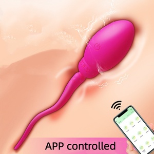 Potente Vibrador de Clítoris con Control Bluetooth Mediante Aplicación, Mini Vibrador Novedoso SM Jump Egg, Juguetes Sexuales para Mujeres, Productos Sexuales - Product Image 4