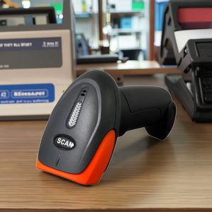 Handheld USB Interface <strong>QR</strong> <strong>Code</strong> Scanner <strong>Android</strong> 1D 2D Barcode Reader Orange/Black for Supermarket A4 Size Stock Product - Product Image 4