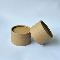 Tube en carton kraft écologique et recyclable de 0,3 oz pour emballage cosmétique, contenant en forme de barre de lotion, rouge à lèvres ou stick de maquillage.