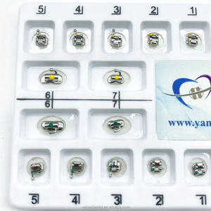 <span class=keywords><strong>Yamei</strong></span> Orthodontic Plus 5 022 alto/Medio/bajo par pasivo autoligante brackets Ortodoncia tubo bucal ortodoncia - Product Image 2
