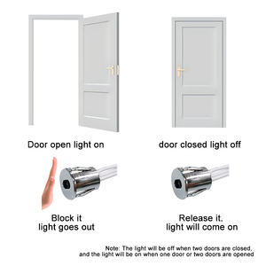 Dc12v 24V cửa đôi chuyển động cảm biến chuyển dẫn ánh sáng cho tủ quần áo/tủ Closet hồng ngoại khoảng cách PIR cảm biến chuyển đổi - Product Image 3