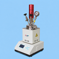 Cuve de réaction à ouverture rapide HUOTONGYIQT 12.5MPa 300 ℃   Cuve de réaction de laboratoire en Hastelloy avec manomètre et agitateur (optionnel)