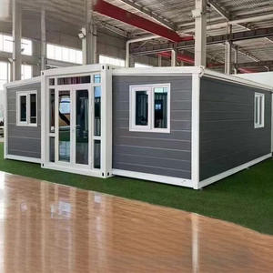 Listo para mudarse, envío, Mini casa prefabricada con contenedor expandible, precio de 2 dormitorios, casa prefabricada móvil portátil - Product Image 2