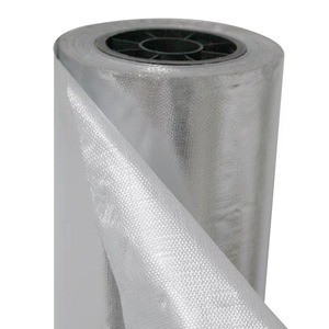 Tissu <span class=keywords><strong>en</strong></span> fibre <span class=keywords><strong>de</strong></span> verre enduit <span class=keywords><strong>de</strong></span> feuille d'aluminium pour isolation thermique, fabriqué <span class=keywords><strong>en</strong></span> Chine, <span class=keywords><strong>en</strong></span> <span class=keywords><strong>vente</strong></span> - Product Image 1