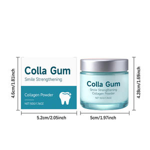 Poudre <span class=keywords><strong>dentaire</strong></span> au collagène en petits lots avec logo personnalisé, formule nettoyante douce pour un sourire plus éclatant et des soins bucco-dentaires - Product Image 4