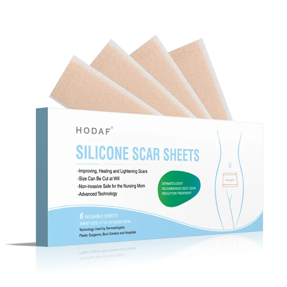 Silicone Gel Sheets for Scar Removal Reusable Silicone Scar Tape For Surgical Scars