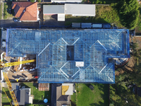 Maison préfabriquée en structure légère en acier de style moderne, norme australienne, construction rapide, villa modulaire