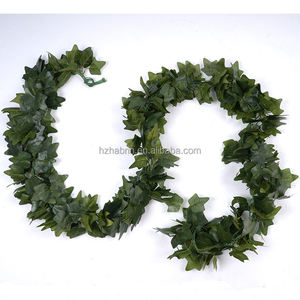 พวงมาลัยไอวี่เทียมแบบสัมผัสจริงเถาวัลย์ผ้าไหมสีเขียวปลอมพร้อมต้นไม้แขวนตกแต่งผนังห้องนอนสำหรับงานแต่งงาน - Product Image 6