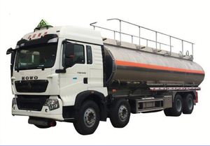Vente directe usine – Meilleur prix – Camion-citerne diesel 8x4 Euro 2 avec remorque – Camion tracteur à transmission manuelle – Nouveau Weichai - Product Image 2