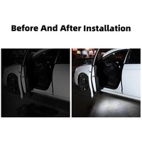 Luz de bienvenida Led para coche, Control magnético, carga USB, luces de apertura de puerta automática, lámpara de señal anticolisión segura