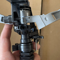 Arroseur à impact en plastique mâle 1/2'' pour système d'irrigation de jardin, entraînement par engrenage 360°, stock disponible