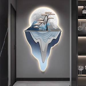 Pintura Decorativa de Entrada, Pintura con Luz LED, Mural para Pasillo, Paisaje Tridimensional, Naturaleza Muerta - Product Image 3