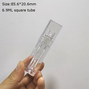 Emballage transparent de brillant à lèvres, <span class=keywords><strong>tube</strong></span> transparent, hexagonal, rond et carré, 1 pièce - Product Image 4