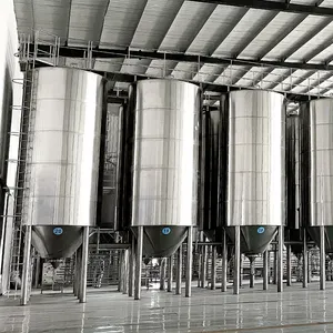 Industri Pembuatan Bir 100L-100000L Stainless Steel Bir Fermenter Tangki Fermentasi