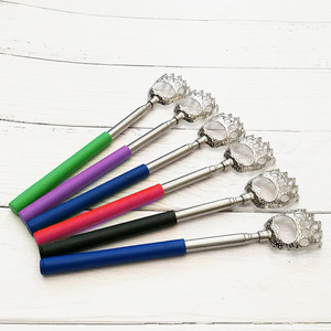 Telescopic Stainless Steel Back Scratcher with Massager, Bear Claw Design, Self-Scratching, Back Scratcher, <b>Gift</b> - Product Image 2