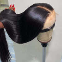 Wig Rambut Asli Vietnam HD Lace Front Grosir 13x4 Tanpa Lem Bone Straight Warna Natural Lace Frontal Wig Rambut Brasil