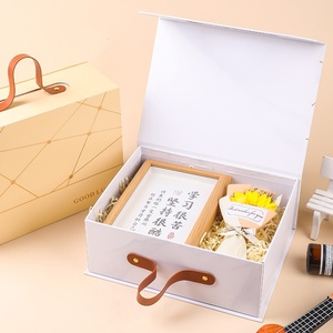 Boutique Portable <strong>Book</strong> <strong>Box</strong> Magnetic Flap Stock Wholesale Empty Birthday Gift Business <strong>Box</strong> Paper Sponge Lining for Perfume - Product Image 4
