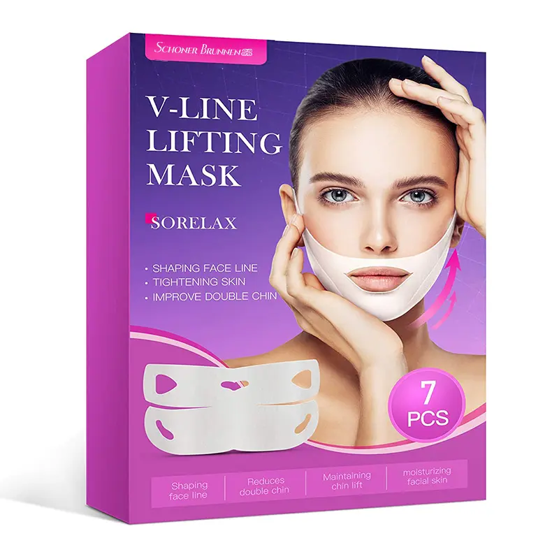 2021 Amazon hot sale Collagen v line lifting mask face slimming double chin reducer