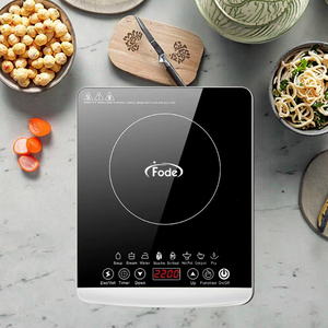 Hornillo Eléctrico Comercial de <span class=keywords><strong>Inducción</strong></span> Individual con Panel Táctil de Plástico para Hoteles y Cocinas Exteriores con Función de Freír - Product Image 2