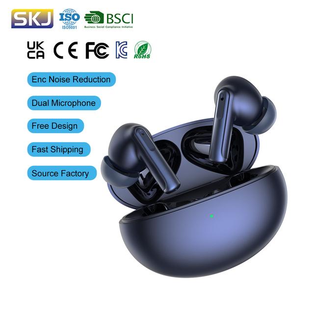 Wireless Charging Sport Earbuds Low Latency Tws Earphone ENC Noise Cancelling Gamer Bluetooth 5.3 Headset Headphones