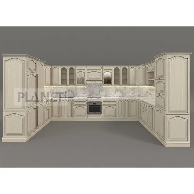 Armario de cocina estándar mueble de cocina de madera armarios bajos con cajones armario de cocina de roble blanco eso