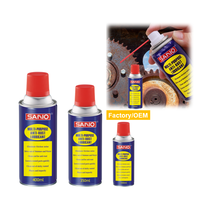 SANVO 400ml 100ml Spray antirouille pour machines à vis Portes en métal automobile Spray antirouille Lubrifiant antirouille