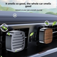 Nouveau diffuseur d'arômes transfrontalier pour voiture, filtre à air en alliage au charbon actif pour grille d'aération, parfum naturel YUEHANGTC, désodorisant