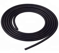 Haofa tuyau d'huile en caoutchouc de silicone tressé flexible de haute qualité AN4 AN6 AN8 AN10 AN12 tuyau de verrouillage de poussée noir/bleu/rouge