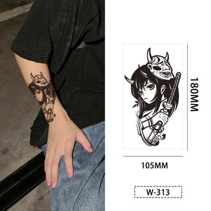 Autocollant de tatouage temporaire imperméable personnalisé pour le corps, décalcomanie en papier pour la vente en gros, les fêtes, les festivals, les événements et l'usage professionnel - Product Image 3