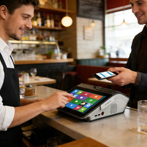 Systèmes de point de vente tout-en-un <span class=keywords><strong>Longfly</strong></span> 11,6 pouces, mini tablette PC pour commandes, lecteur NFC, terminal de bureau, caisse enregistreuse - Product Image 1