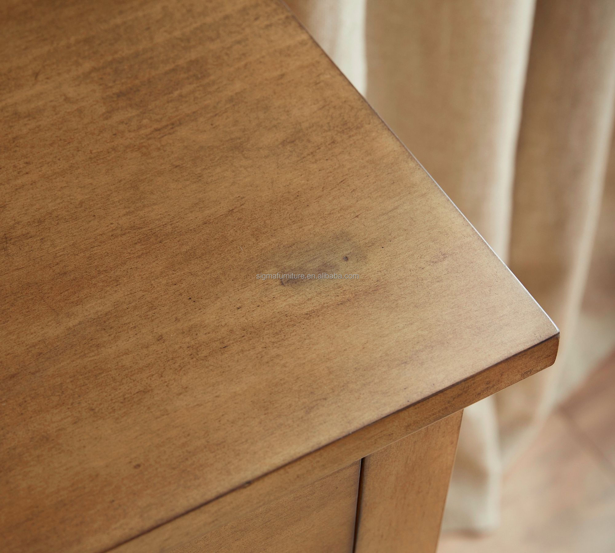 High quality Heritage Farmhouse Nightstand drawer bedside table bedroom furniture nightstand