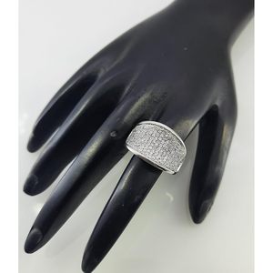Anillo de Diamantes Jewelspaark, 1.35 Cttw, Corte Redondo, Color Blanco Natural GH, Plata de Ley 925, Anillo de Compromiso para Mujer, Talla 7 - Product Image 5