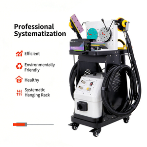 <span class=keywords><strong>Ponceuse</strong></span> orbitale pneumatique industrielle sans poussière à vitesse variable <span class=keywords><strong>avec</strong></span> fixation auto-agrippante et système d'extraction des poussières pour ponçage à sec - Product Image 3