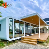 Maison modulaire portable pour centre de villégiature ou camping Maison moderne en conteneur préfabriqué Apple Capsule