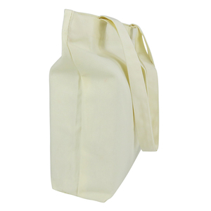 Sacs fourre-tout vierges de tirette de toile de <span class=keywords><strong>coton</strong></span> organique lourd d'oem avec la poche - Product Image 3