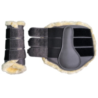 Équipement équestre de haute qualité cheval jambe protecteur bottes d'équitation personnalisé 4 pièces chevaux Tendon Fetlock bottes