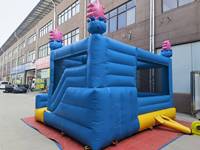 Château Gonflable, Château de Rebond, Maison de Rebond Gonflable, Combo Toboggan et Rebondisseur, Maisons de Rebond Gonflables pour Enfants et Adultes avec Souffleur