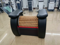 2026 Grand Rouleau de Massage Corporel pour Drainage Lymphatique et Soulagement des Douleurs Musculaires, Appareil de Fitness Noir pour Amincissement des Jambes et du Corps, Chaise de Massage