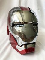 Casco de Iron Man MK5, Nuevo Diseño, Control Remoto, Máscara de Plástico, Cambia de Cara, para Fiestas de Cumpleaños