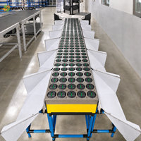 Système de trieur de colis intelligent à commande servo FARVISION, capacité de 6000 colis/heure, capacité de charge de 60 kg, en acier inoxydable