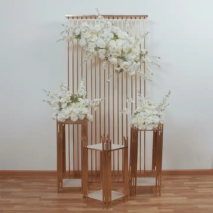 Metal Wedding Centerpiece for Tables Wedding Decor Flower Stand