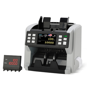 Compteur de billets HL-P140 à une poche avec 2 CIS, machine de comptage et de tri de billets avec détection - Product Image 2