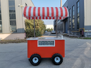 The Selling Fast Food Kiosk Cart / Street Mobile Food Kiosk Coffee Cart for Sale / China Mobile Food Cart CE - Product Image 3