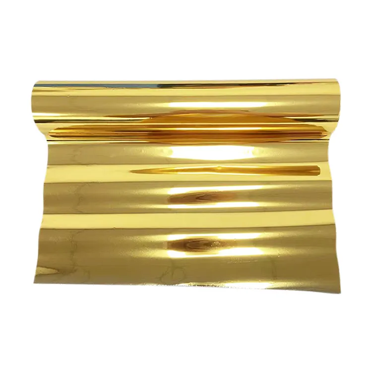Stagnola stampabile pellicola di carta argento oro 60cm * 100m DTF PET foglio di pellicola di trasferimento di calore rotolo di pellicola per tessuti DTF stampa digitale