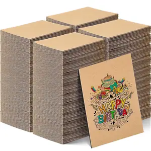 Golfkartonnen Vellen Verpakking Inzetstukken Platte Kartonnen Vierkanten Scheiders Voor Verzending Verpakking Mailing Ambachten