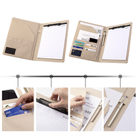 Porte-documents professionnel en PU, format A4, impression de logo personnalisée |   Remises en gros (Utilisation professionnelle, avantage prix USP)